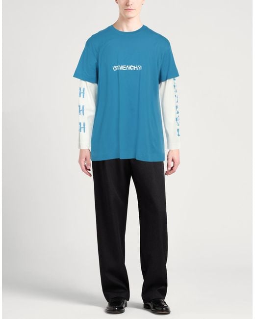 Givenchy Blue T-shirt for men
