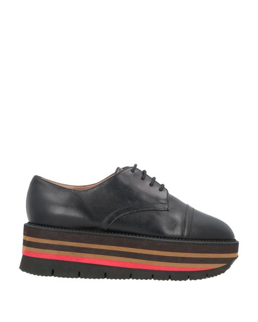 Pollini Gray Lace-up Shoes