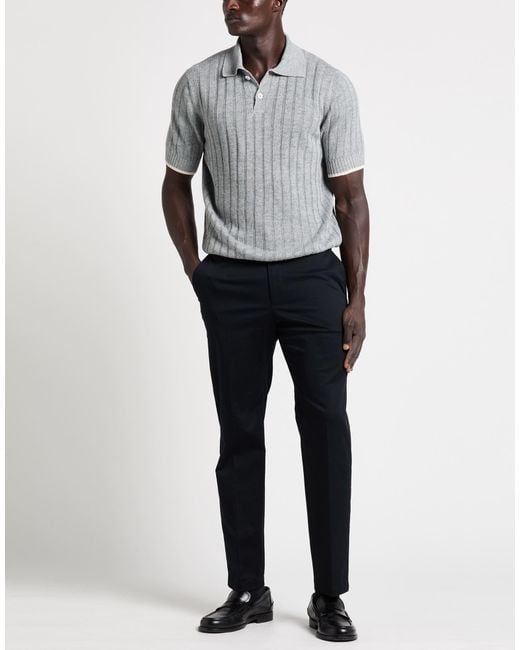 Dolce & Gabbana Blue Pants Cotton, Elastane for men