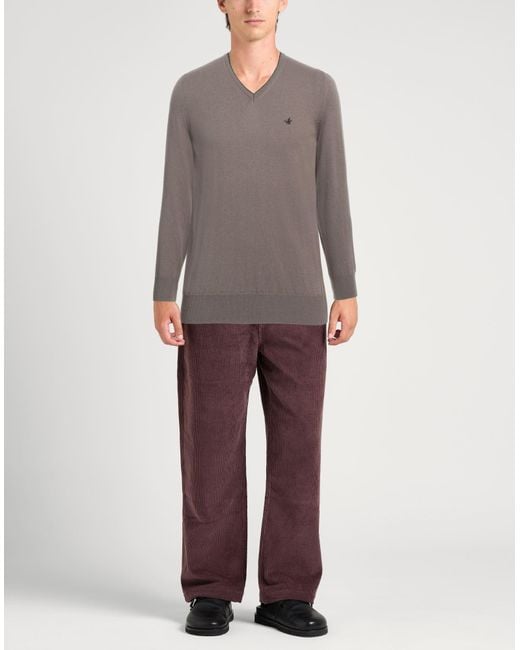 Brooksfield Gray Jumper for men