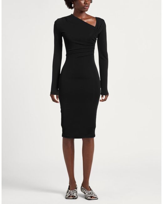 Pinko Black Midi Dress