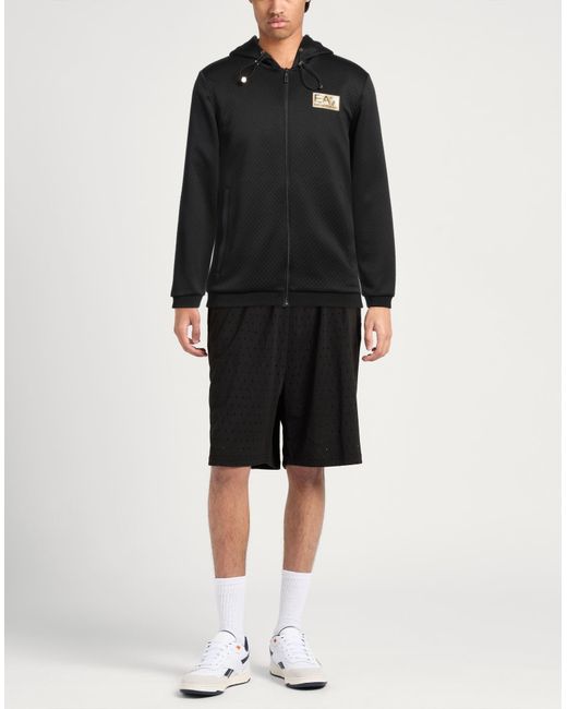 EA7 Black Sweatshirt for men