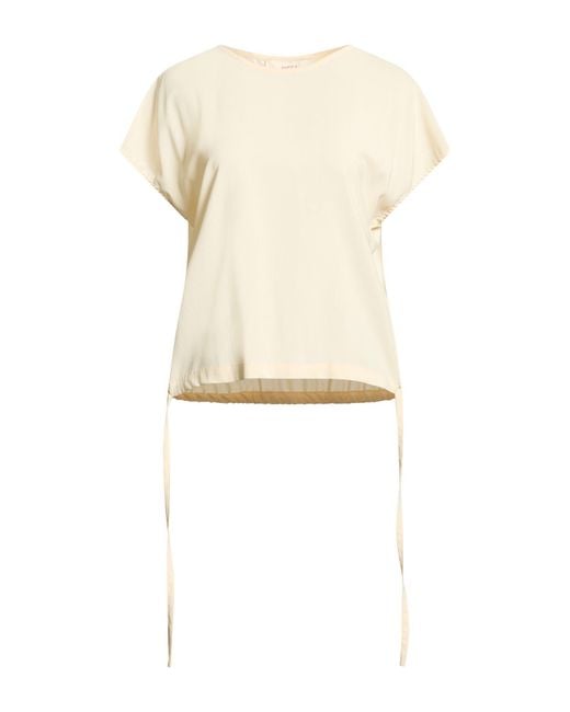 Jucca Natural Cream Top Viscose, Elastane