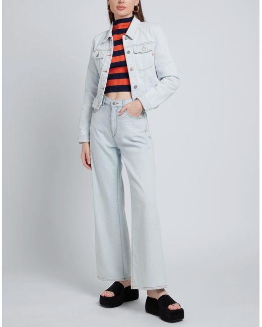 DIESEL Blue Denim Outerwear