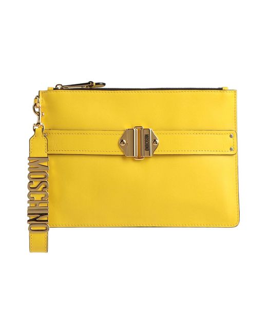 Moschino Yellow Handbag
