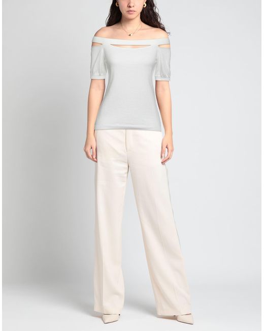 Fuzzi White Jumper