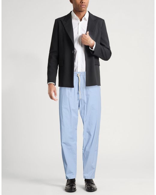 Department 5 Blue Pants Cotton, Elastane for men