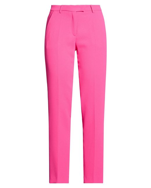 Caractere Pink Fuchsia Pants Polyester