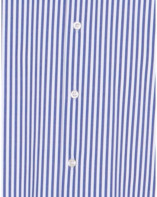 Ghirardelli Blue Next Shirt Polyester, Elastane for men