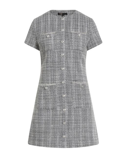 Maje Gray Mini Dress