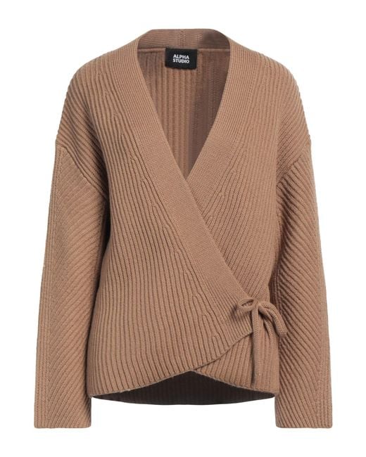 Alpha Studio Brown Cardigan