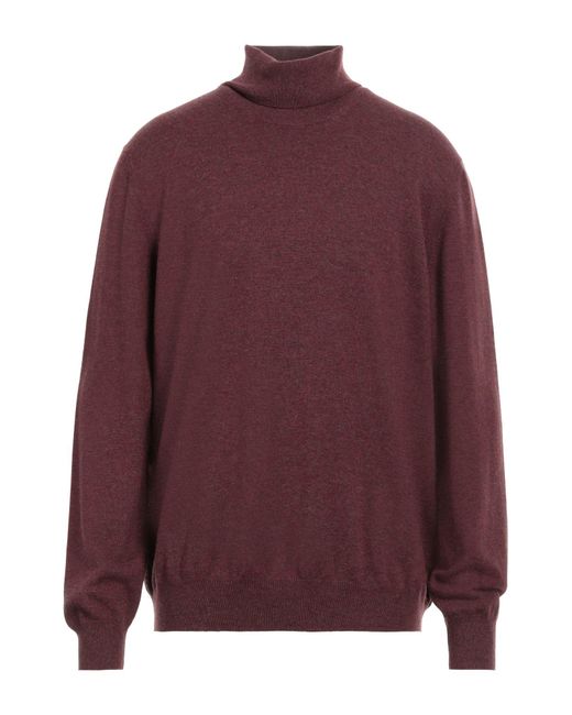 Gran Sasso Purple Turtleneck for men