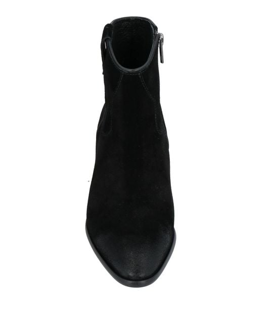 Ash Black Ankle Boots