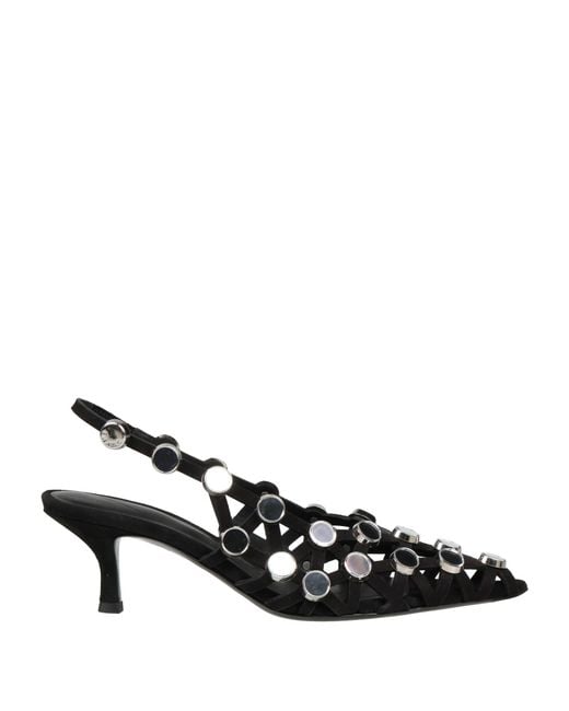 The Attico Black Pumps Leather