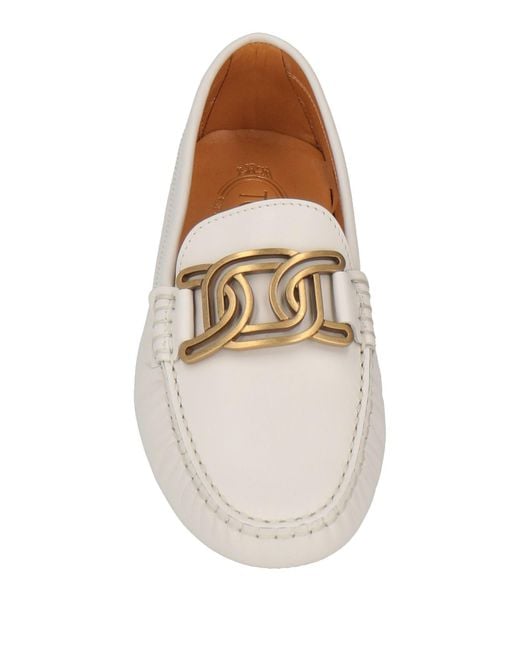 Tod's White Loafer