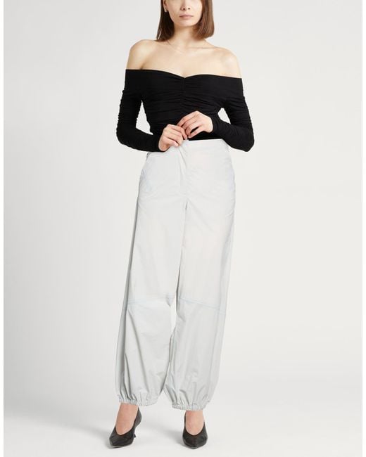 Herno White Light Pants Polyamide, Elastane, Polyester