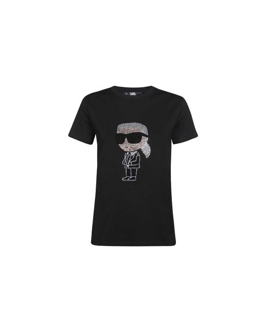 T-shirt di Karl Lagerfeld in Black