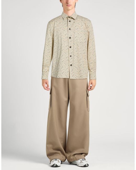 Manuel Ritz White Shirt Cotton, Elastane for men
