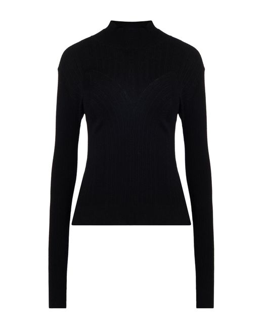 Caractere Black Rollkragenpullover