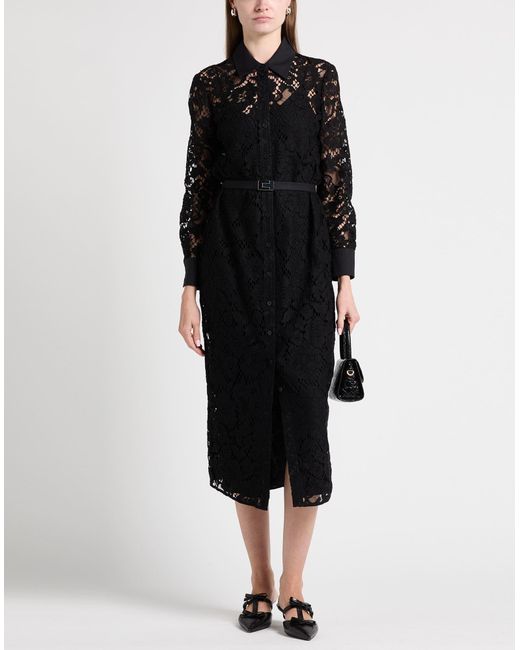 Tory Burch Black Midi Dress