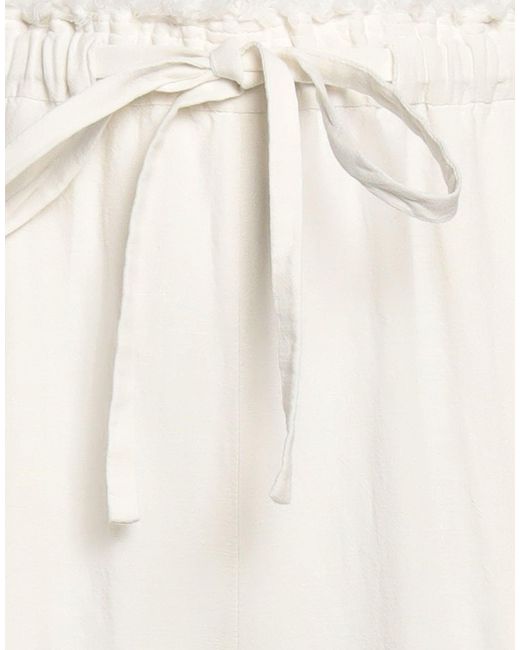 Acne White Trouser