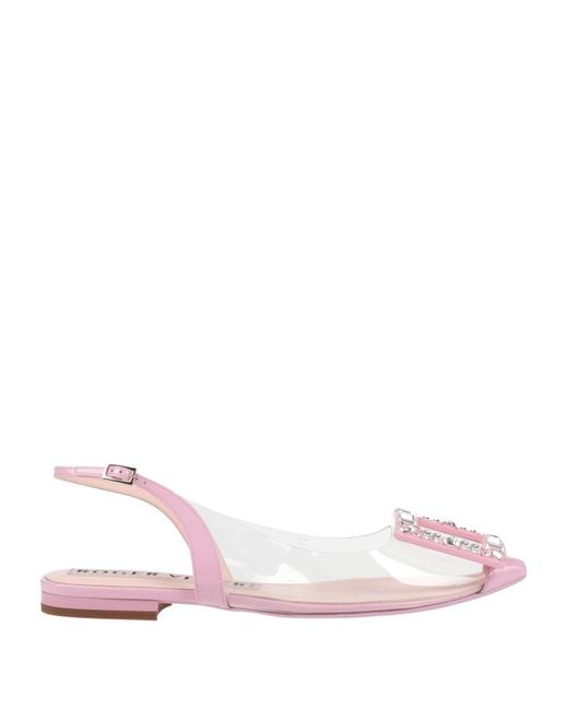 Roger Vivier Pink Ballet Flats