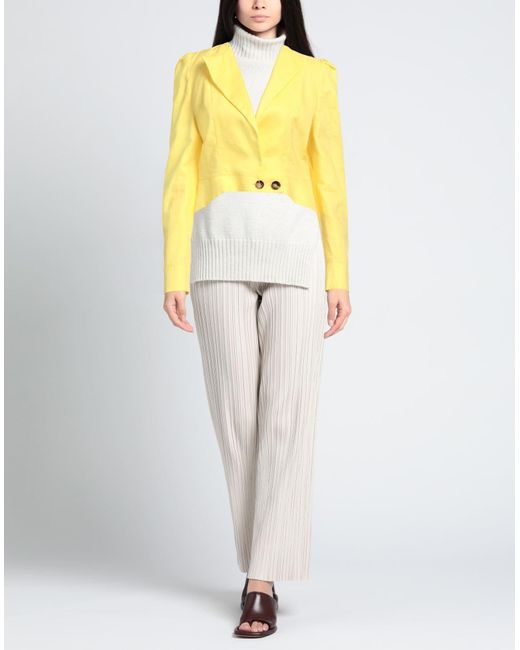 BCBGMAXAZRIA Yellow Blazer