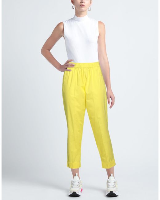 Semicouture Yellow Pants