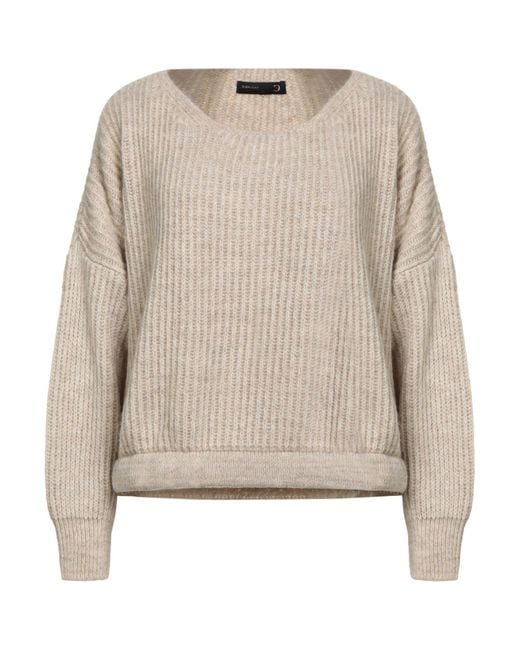 CafeNoir Natural Jeans Sweater Acrylic, Polyamide, Viscose, Wool