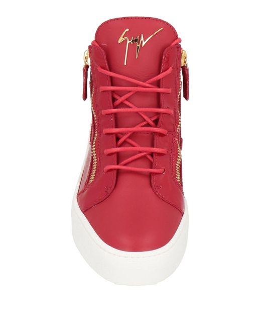 Giuseppe Zanotti Red Sneakers for men