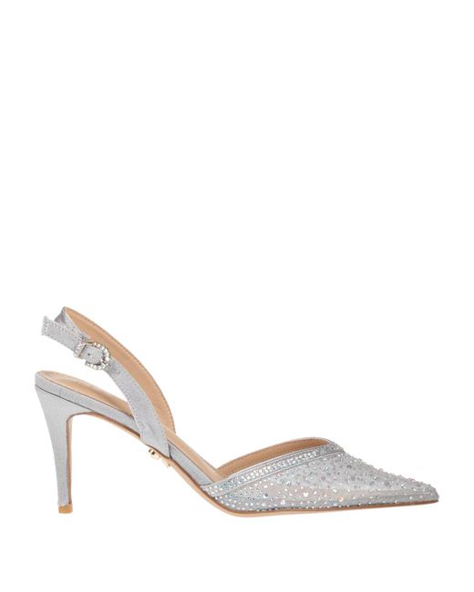 Twenty Four Haitch Metallic Pumps Textile Fibers