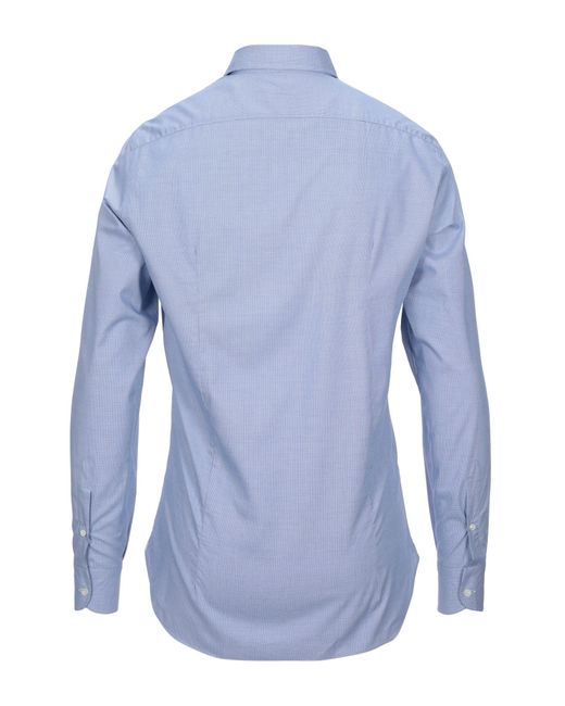 Loro Piana Cotton Shirt in Blue for Men - Lyst