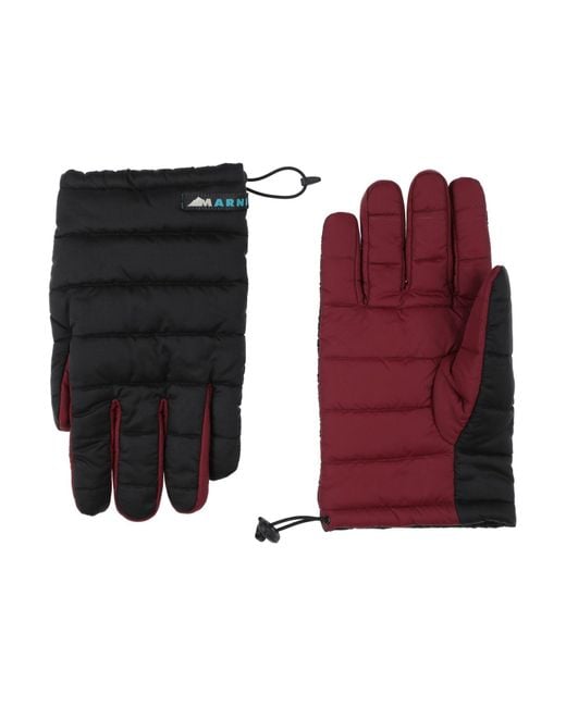 Marni Red Gloves for men