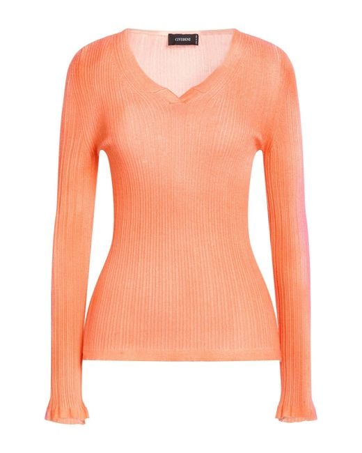 Cividini Orange Sweaters