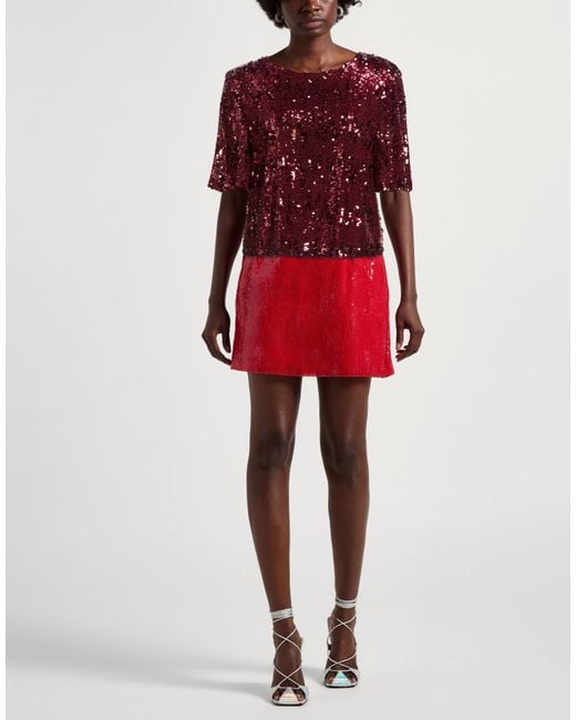Aniye By Red Burgundy Top Polyester
