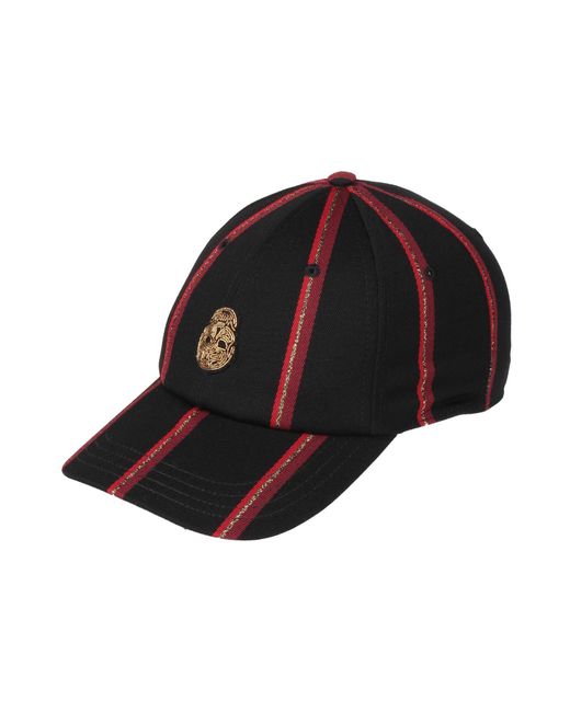 McQueen Black Hat Wool for men