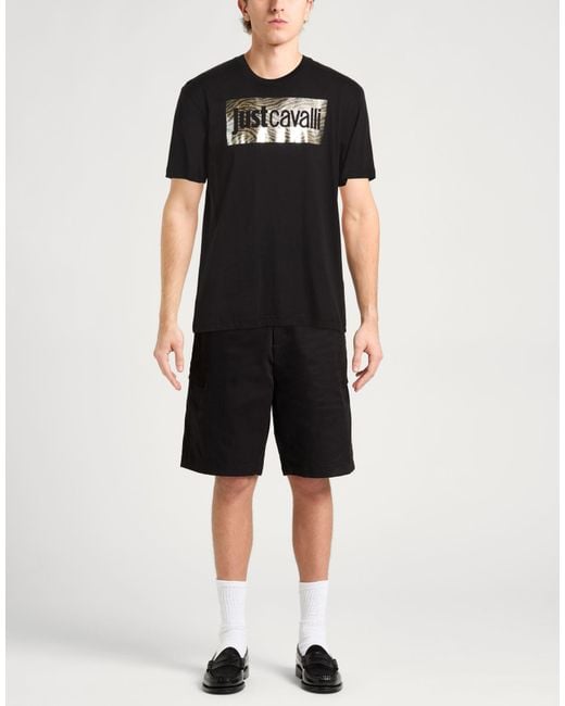 Just Cavalli Black T-Shirts for men