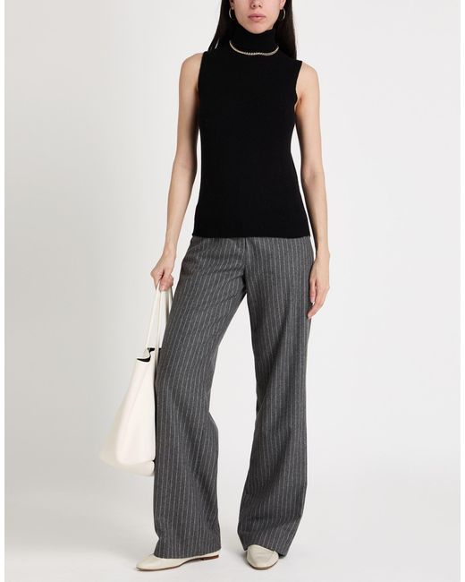 ViCOLO Black Turtleneck Wool, Cashmere
