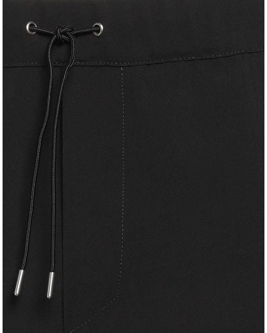 OAMC Black Cool Wool Drawstring Shorts for men