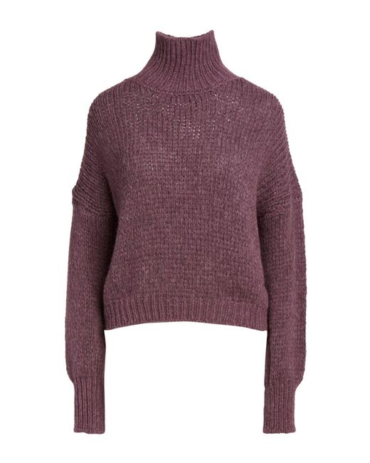 Roberto Collina Purple Turtleneck