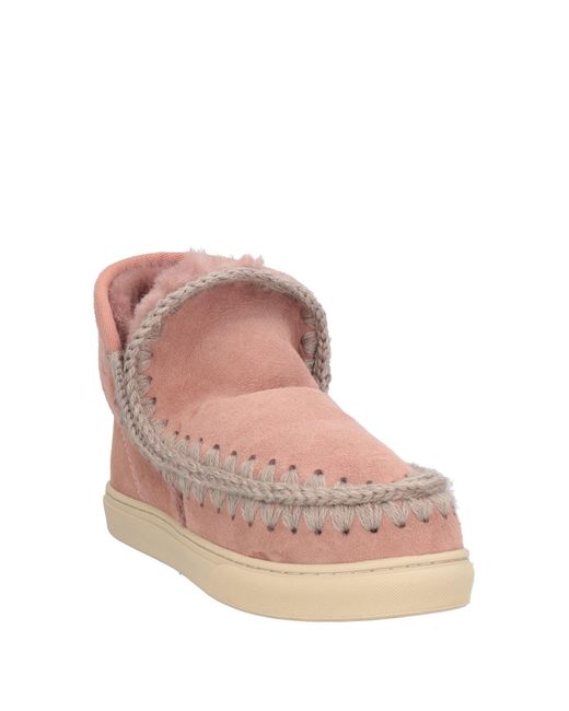 Mou Pink Ankle Boots