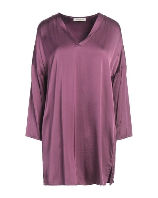 Manila Grace Purple Top Viscose