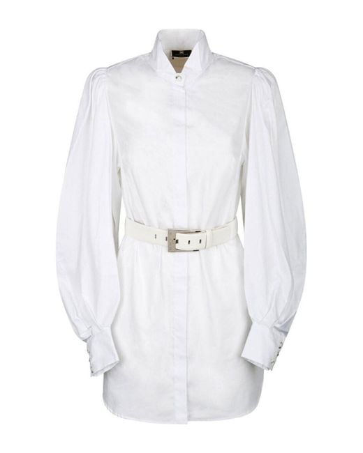 Robe courte Elisabetta Franchi en coloris White