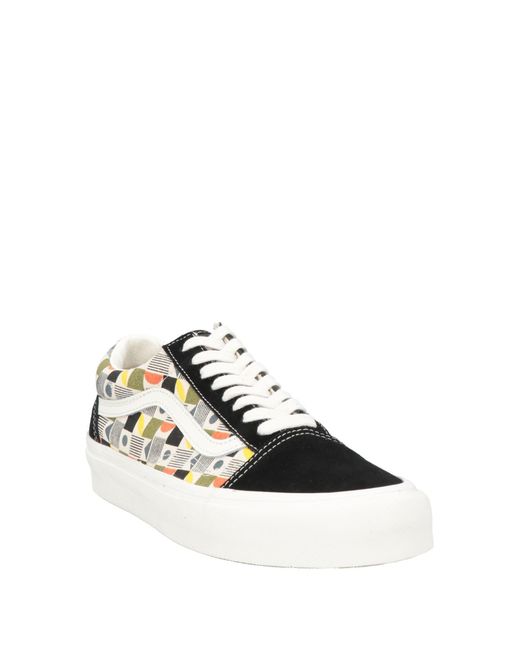 Vans White Ivory Sneakers Leather, Textile Fibers