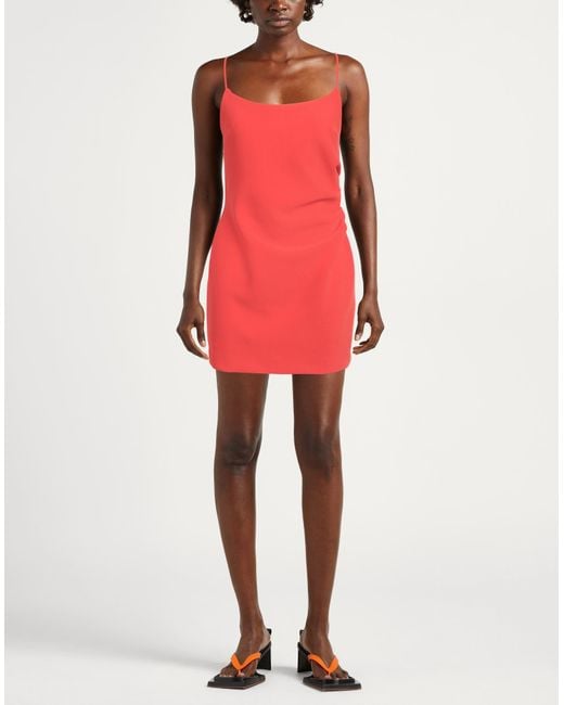 Bec & Bridge Red Mini Dress Polyester, Elastane