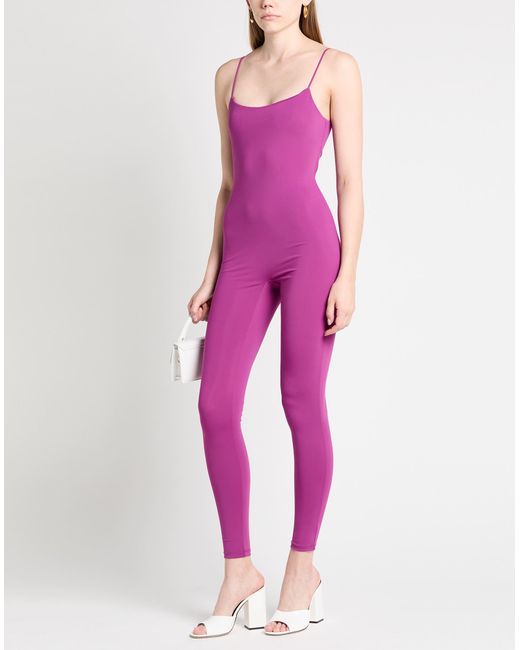 ANDAMANE Pink Mauve Jumpsuit Polyamide, Elastane