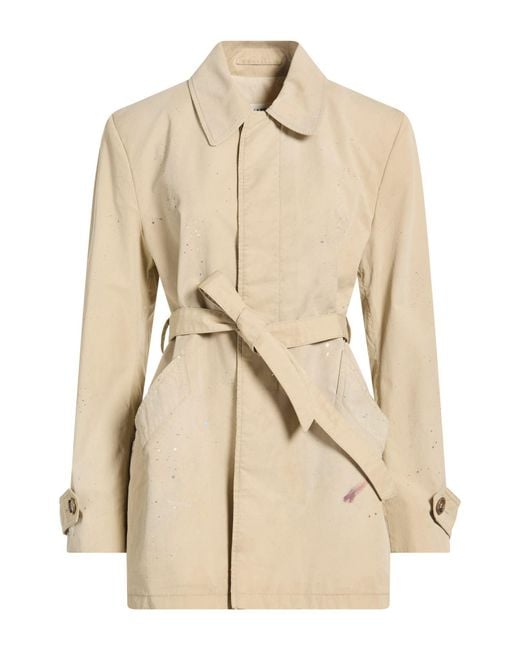 MM6 by Maison Margiela Natural Overcoats & Trench Coats