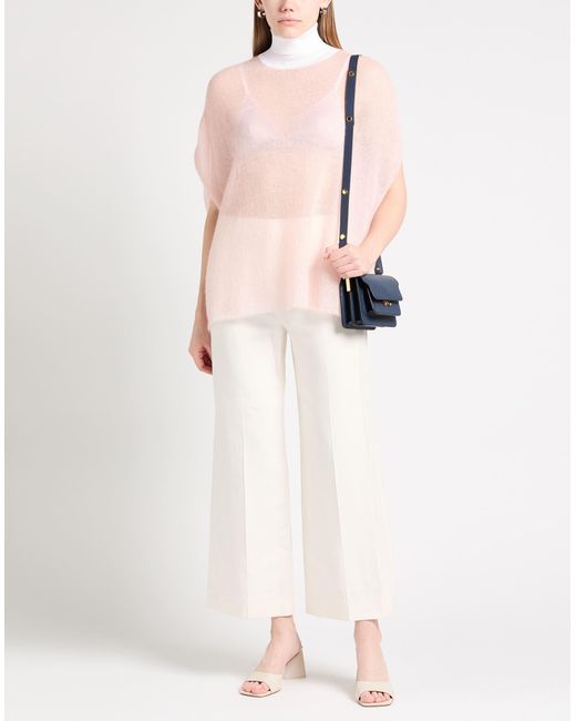 Fabiana Filippi White Rollkragenpullover