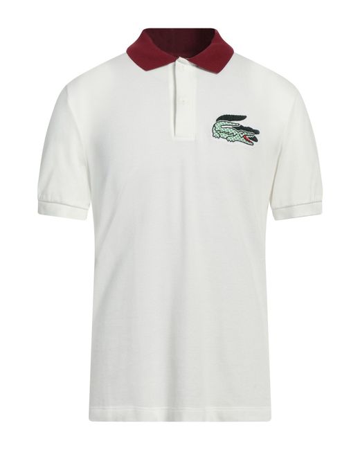 Polo Lacoste pour homme en coloris White