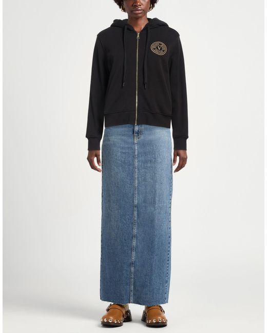 Versace Jeans Couture Black Sweatshirt Cotton